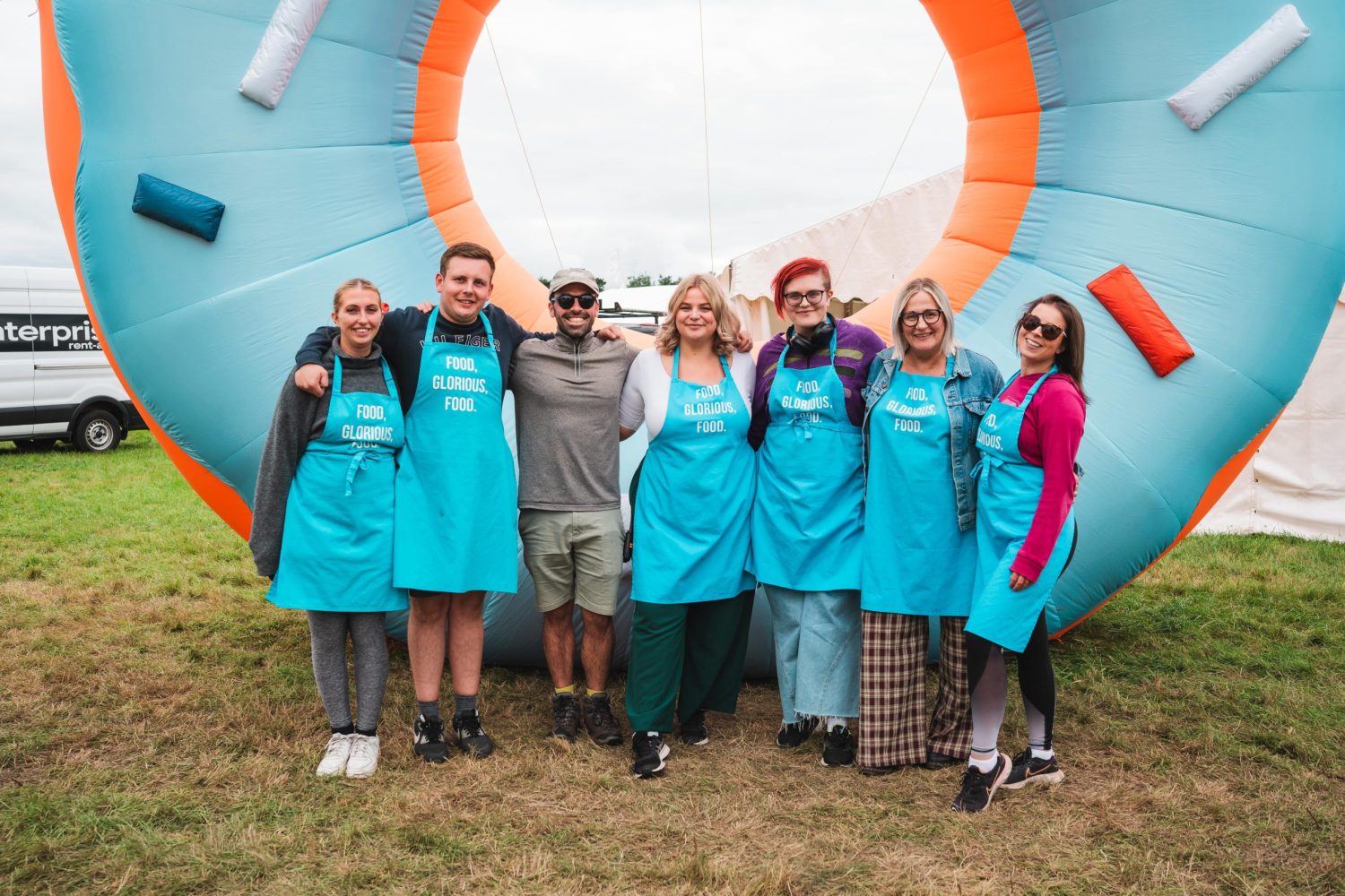 The Harrogate Food & Drink Festival staff who will welcome you when you arrive at the event!